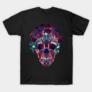 Skull in roses T-Shirt